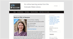 Desktop Screenshot of cslinsession.cvlsites.org